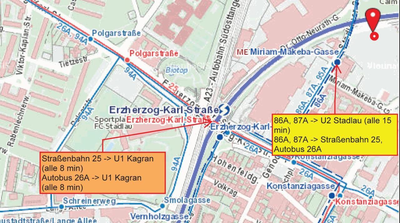 Neubau Wohnung Stadlau Wenen Buitenkant foto